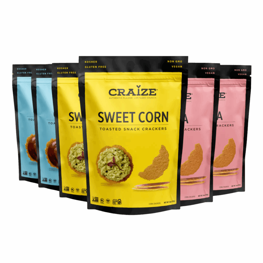 Variety of custom cracker packaging with high-quality designs